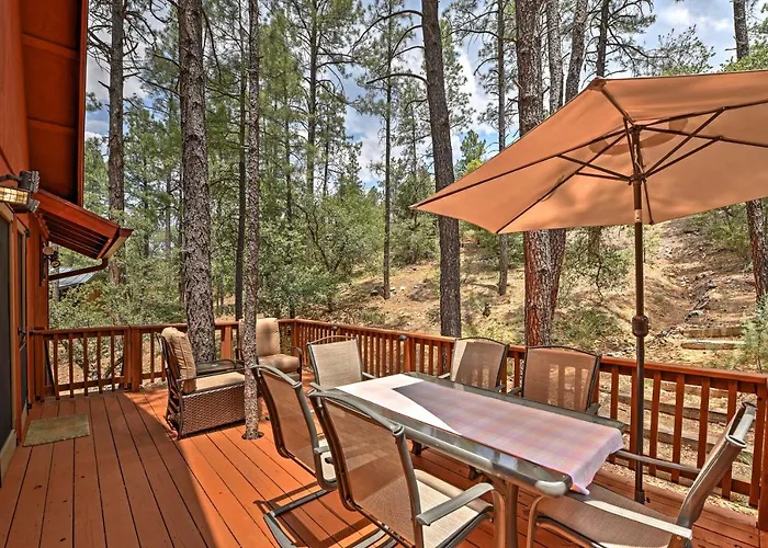 Prescott Cabin With Beautiful Forest Views And Deck!